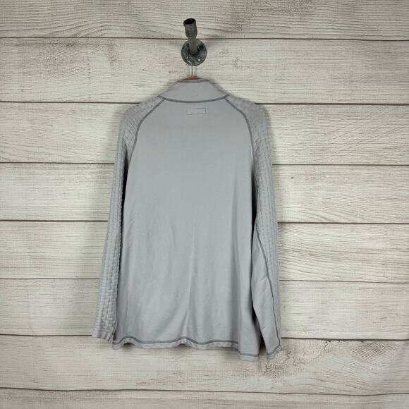 Carbon 2 Cobalt Men's Light Gray Textured Sleeve Zip Up Jacket Size XL - Picture 7 of 7